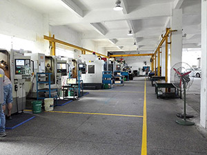 CNC production workshop